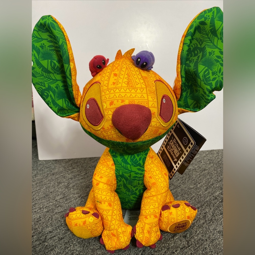 Stitch Crashes Disney LION KING Plush NEW 3/12 rare plush
